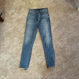 Citizens of Humanity Olivia High Rise Slim Ankle Jeans